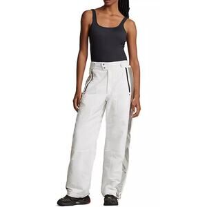 Polo Ralph Lauren Eco Scrubs ski pants XS white Metallic High-Rise NWT F10-100